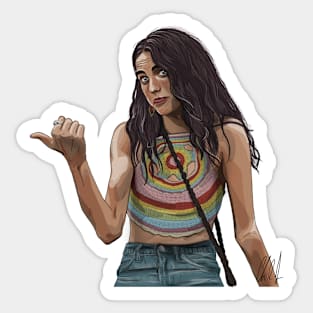 Once Upon a Time: Hitchhiking to the Ranch Sticker